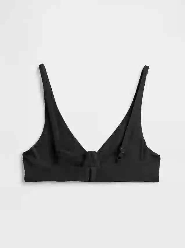 Reggiseno senza imbottitura in cotone biologico elasticizzato