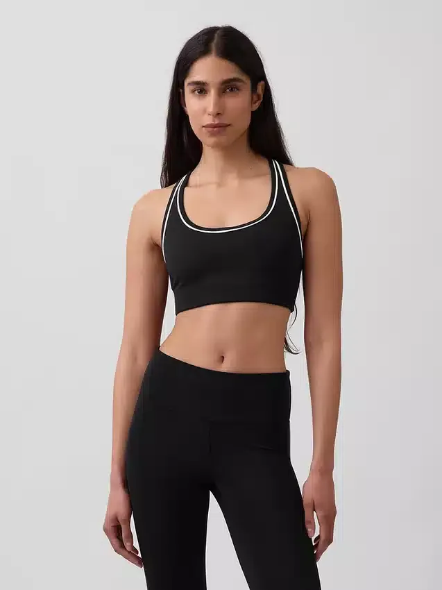 Reggiseno sportivo GapFit Smooth a dorso a vogatore per attività a medio impatto