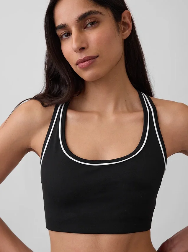 Reggiseno sportivo GapFit Smooth a dorso a vogatore per attività a medio impatto