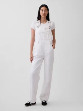 Salopette ampia in denim ultrasoft stile anni '90
