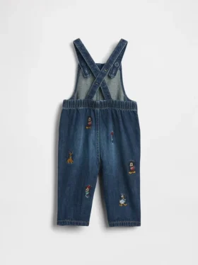 Salopette in denim GAP × Disney Baby