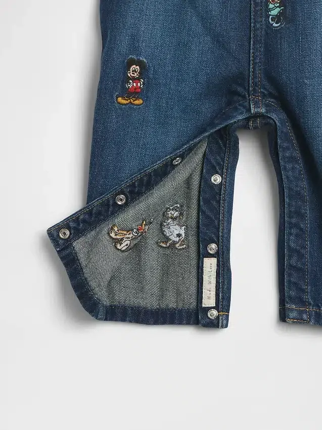 Salopette in denim GAP × Disney Baby
