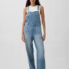 Salopette in denim morbidissimo dal taglio morbido