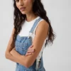 Salopette in denim morbidissimo dal taglio morbido
