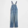 Salopette in denim morbidissimo dal taglio morbido