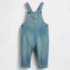 Salopette in denim per neonati