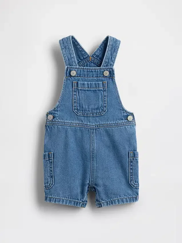 Salopette in denim per neonati