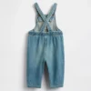 Salopette in denim per neonati