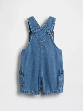 Salopette in denim per neonati