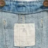 Salopette in denim per neonati