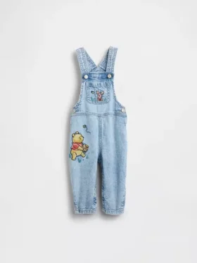 Salopette in denim per neonati Winnie the Pooh