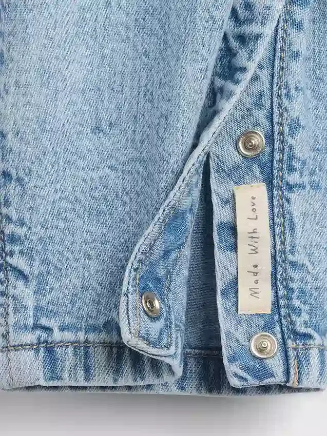 Salopette in denim per neonati Winnie the Pooh