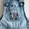 Salopette in denim per neonati Winnie the Pooh