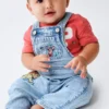 Salopette in denim per neonati Winnie the Pooh