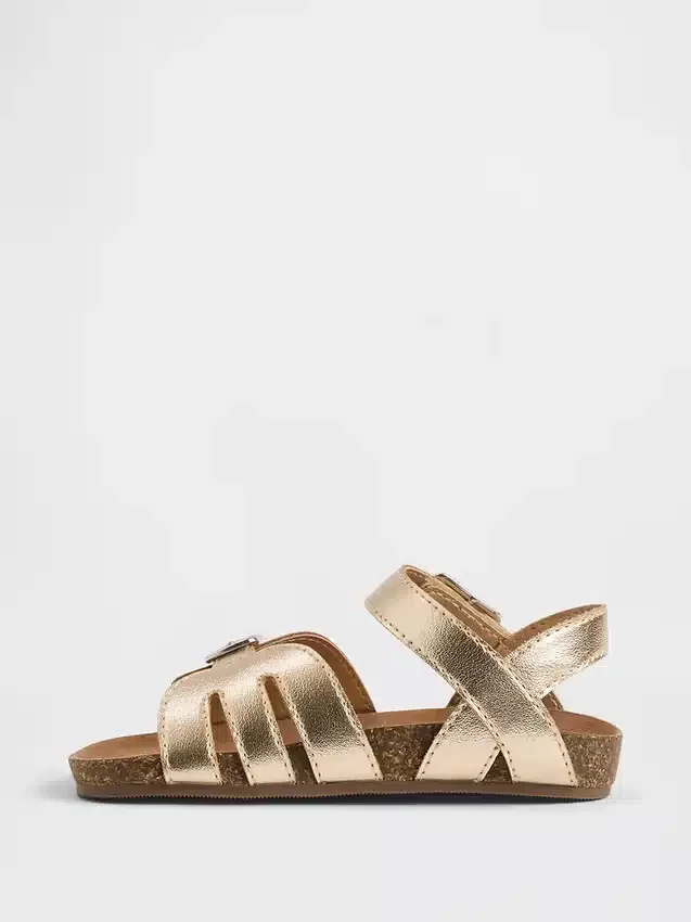 Sandali con cinturini metallici per bambini piccoli