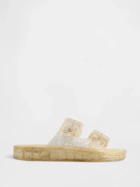 Sandali in gomma con fibbia per bambini