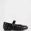 Scarpe basse Mary Jane con borchie per bambini