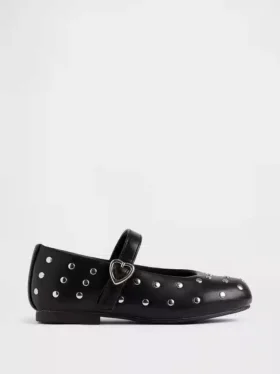 Scarpe basse Mary Jane con borchie per bambini