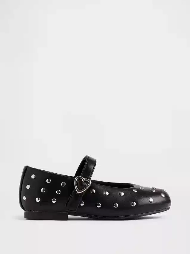 Scarpe basse Mary Jane con borchie per bambini