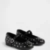 Scarpe basse Mary Jane con borchie per bambini