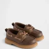 Scarpe da barca in pelle vegana per bambini piccoli