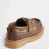 Scarpe da barca in pelle vegana per bambini piccoli