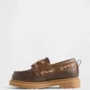 Scarpe da barca in pelle vegana per bambini piccoli