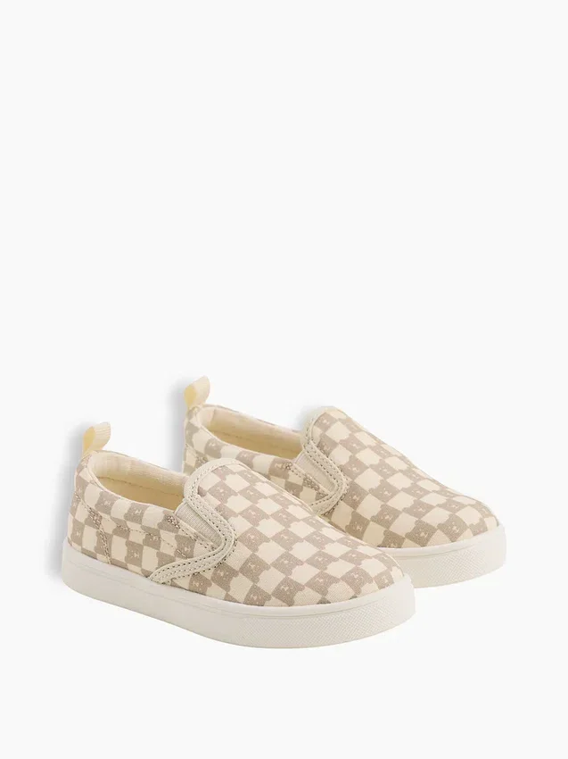 Scarpe da ginnastica slip-on in tela per bambini Brannan Bear