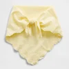 Sciarpa bandana in cotone al 100% con ricami a occhielli