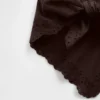 Sciarpa bandana in cotone al 100% con ricami a occhielli