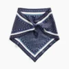 Sciarpa bandana triangolare oversize in 100% seta
