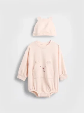 Set Bubble Bear in morbido filato per neonati