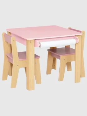 Set composto da tavolo e 2 sedie per bambini piccoli