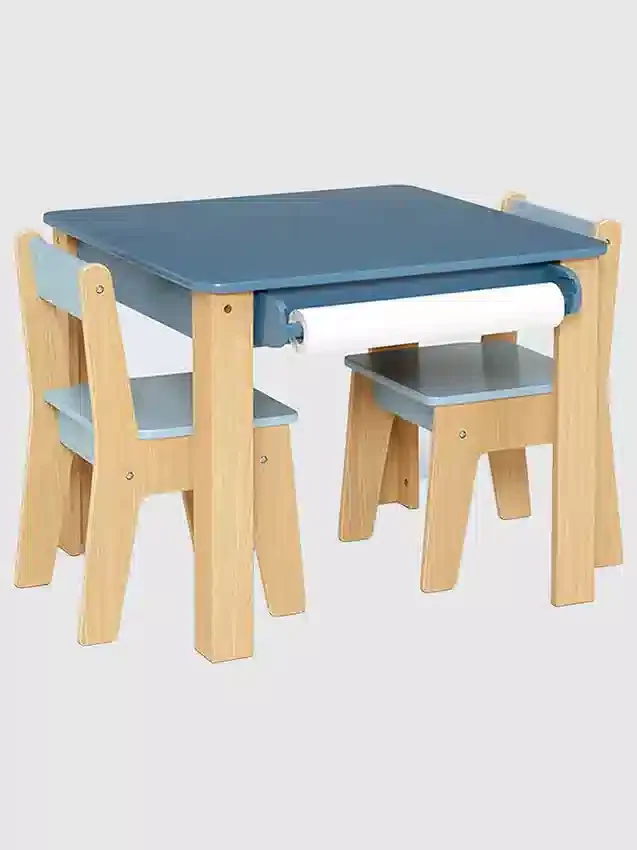 Set composto da tavolo e 2 sedie per bambini piccoli