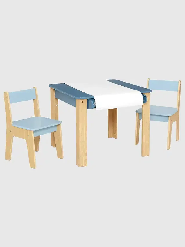 Set composto da tavolo e 2 sedie per bambini piccoli