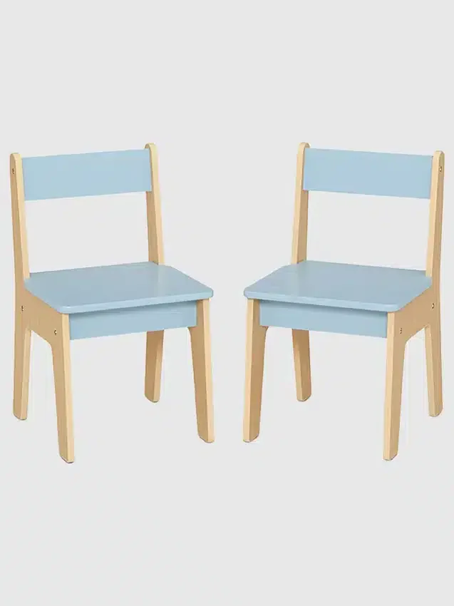 Set composto da tavolo e 2 sedie per bambini piccoli