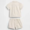 Set con camicia da neonato con taschino