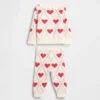Set con cardigan per neonati con colletto a volant