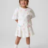 Set con gonnellina-pantaloncino per neonato & bebè