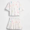 Set con gonnellina-pantaloncino per neonato & bebè