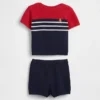 Set con maglione a blocchi di colore per neonati