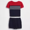 Set con maglione a blocchi di colore per neonati