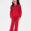 Set con maglione a trecce per neonato & bebè