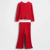 Set con maglione a trecce per neonato & bebè