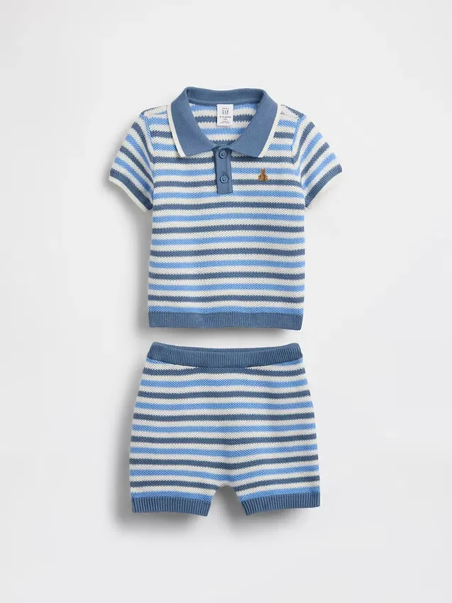 Set con maglione e polo per neonati