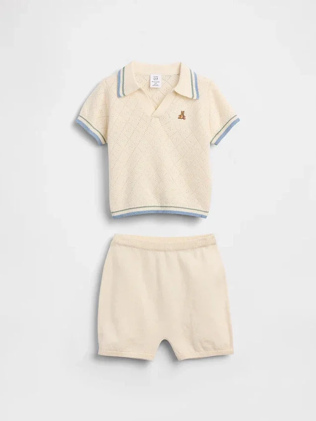 Set con maglione e polo per neonati