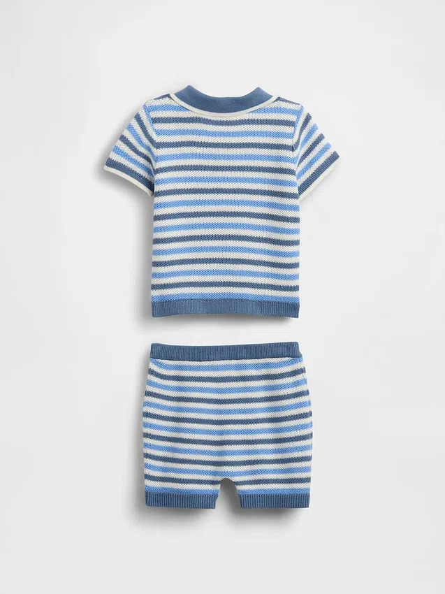 Set con maglione e polo per neonati