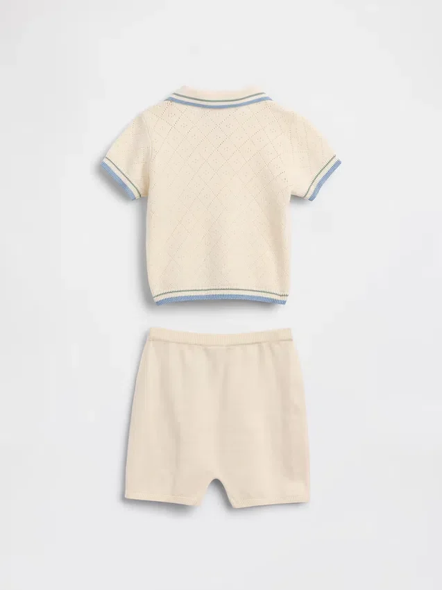 Set con maglione e polo per neonati