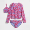 Set da bagno a tre pezzi con rash guard per bambini