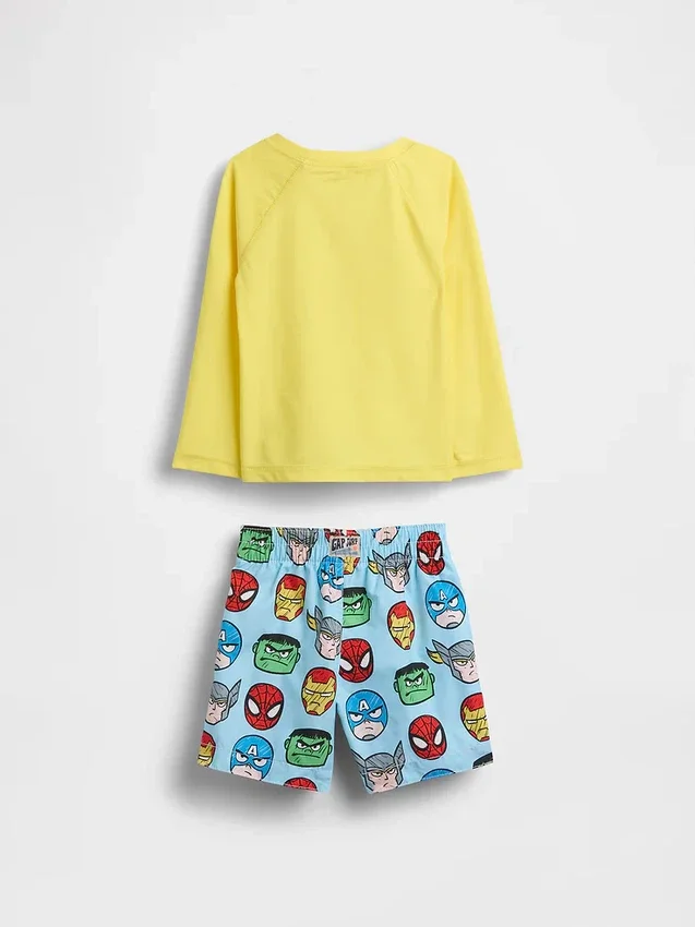 Set da bagno con rash guard Marvel per neonato & bebè